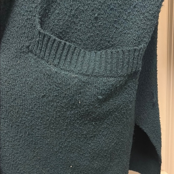 Lane Bryant Green Cardigan Sweater Open Front Knit - Picture 6 of 7